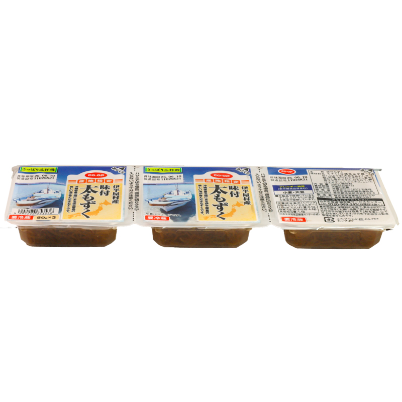 CO･OP 伊平屋村産味付太もずく 80g×3